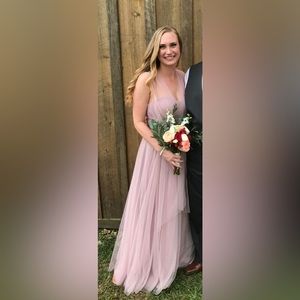 Revelry Bridesmaid Dress | Rosalie Convertible Dress | Color Pixie Dust | Size 8